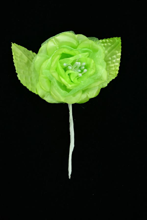 Apple Green Open Rose (Lot Of 12)  |   Craft & Bridal Flowers Silk Flowers & Floral Craft & Bridal Flowers