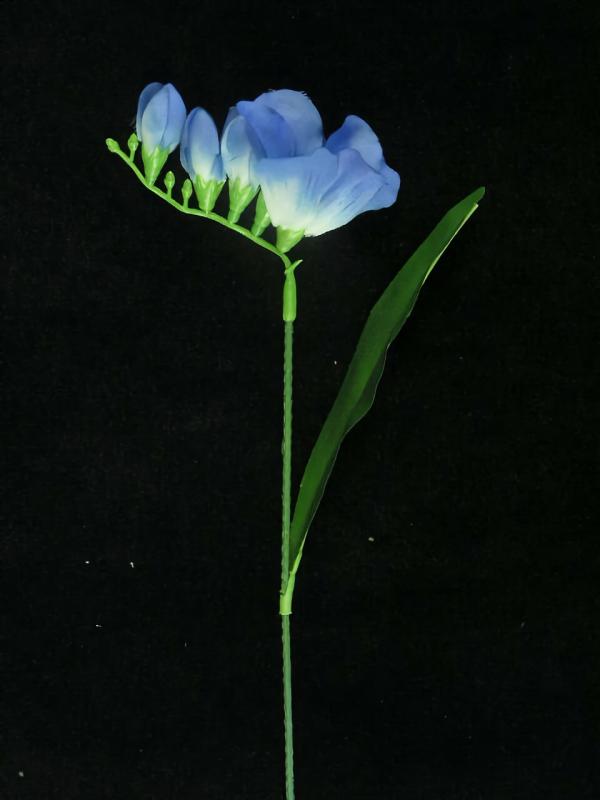 Freesia Pick, Blue (Lot Of 72)  |   Silk Flowers Silk Flowers Silk Flowers