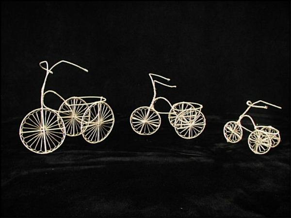 Abaca Tricycle, Set Of 3 (Lot Of 12 Sets)  |   Abaca Abaca Abaca